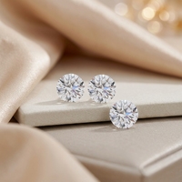 Diamantes CVD Starsgem de 1ct, 2ct, 3ct, sin fosforescencia, fáciles de probar, calificación DE VS VVS, diamantes cultivados en laboratorio, redondos, sueltos.