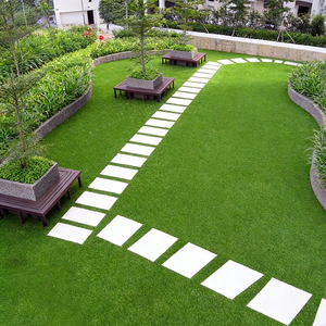 <span class=keywords><strong>Gazon</strong></span> artificiel extérieur en rouleau 4mx25m, tapis d'herbe synthétique, <span class=keywords><strong>gazon</strong></span> synthétique artificiel, pelouse artificielle - Product Image 3