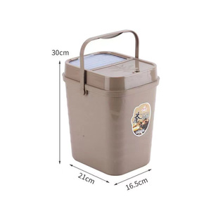 Plastic Recycle Compost Garden Waste Bin Kitchen Food <strong>Trash</strong> Barrel with filter - Product Image 1