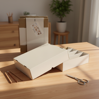 Boîte d'emballage personnalisée légère en gros, en carton imprimé, pliable, pour l'emballage de produits de marque au détail