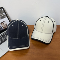 Casquette de baseball unie pour femme, brodée et imprimée, polyvalente, respirante, décontractée, pour l'extérieur, vente en gros