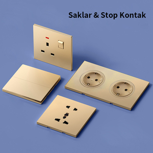 Pano.V SNI 86mm Plate Socket Wall <b>Switch</b> and Socket UK Standard Ultral-Thin Panel 1gang <b>USB</b> <b>Switch</b> and Socket CE Wall <b>Switch</b> - Product Image 3