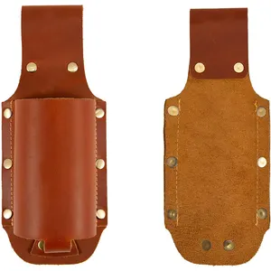 Reis Heuptas Party Outdoor Reisetui Draagbare Fles Taille Bierriem Klassiek Lederen Bierholster Wijnholster Voor Heren