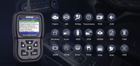 Scanner Diagnostico ANCEL FD500 per Ford Lincoln Mercury, Sistema Completo Motore, ABS, Airbag con Reset EPB, Reset Olio, Reset BMS