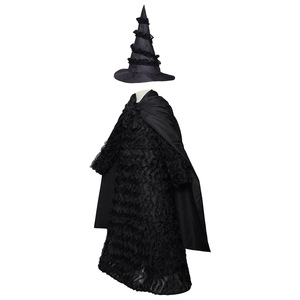 Disfraz de <span class=keywords><strong>Bruja</strong></span> Malvada de Luolan para Niños, Disfraz de Halloween para Televisión y Cine, Falda Negra Abombada, Vestido de Poliéster - Product Image 2