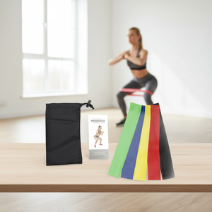 Fascia di Resistenza per Fitness Personalizzata in Tessuto TPE, Set da 5 Pezzi, Resistente per Carichi Leggeri/Medi/Pesanti - Offerta Speciale - Product Image 2