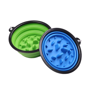 Tazón de Viaje Portátil Automático de Silicona para Perros, Lavable, Ligero y Plegable, 350 ml, Venta Directa - Product Image 1