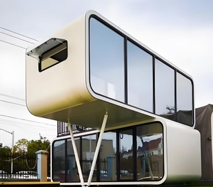 <span class=keywords><strong>Maison</strong></span> préfabriquée de luxe en forme de pomme avec fenêtres à double vitrage et isolation thermique pour un confort d'habitation toute l'année - Product Image 1