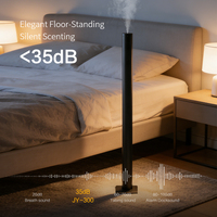 Diffuseur d'huiles essentielles électrique silencieux sans eau pour la maison et l'hôtel, grande tour de diffusion d'arômes avec couverture étendue