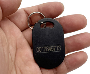 Tùy chỉnh 13.56MHz RFID keyfob Mini <span class=keywords><strong>NFC</strong></span> Keychain tag ABS keyfob QR mã <span class=keywords><strong>NFC</strong></span> 213 215 216 1 mã slix2 kiểm soát truy cập thẻ - Product Image 2