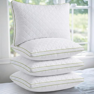 Ensemble de literie, coussin de lit en fibre de polyester 100% alternative au duvet, coussin décoratif - Product Image 1