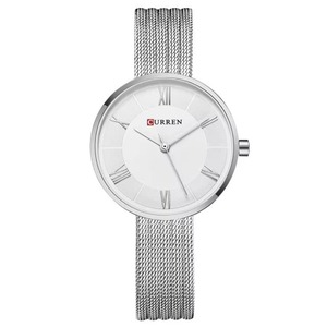 Reloj de Cuarzo Elegante para Mujer, Resistente al Agua, con Correa de Malla de Acero Inoxidable, Números Romanos, Casual y de Negocios, Venta al Por Mayor - Product Image 4
