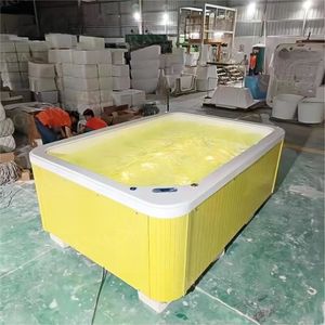 Vente d'une <span class=keywords><strong>baignoire</strong></span> grand <span class=keywords><strong>bébé</strong></span> en acrylique blanc orange Fabricant de bains à remous de massage - Product Image 4