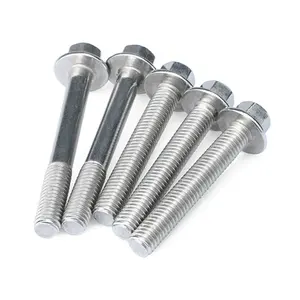 एम 3 एम 6 एम 8 एम 10 एम 12 उच्च गुणवत्ता वाले एम 5 टाइटेनियम 12 बिंदु फ्लैंज बोल्ट मोटर वाहन फ्लैंज और नट्स - Product Image 2