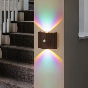 Lampe murale sans fil rechargeable par USB avec détecteur de mouvement, idéale pour la lecture au chevet de la chambre, le salon ou les escaliers, lumière LED murale - Product Image 5