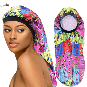अच्छी गुणवत्ता के जूलिंग के नए अफ्रीकी प्रिंट ट्यूब नाइट कैप रंग लंबी पूंछ टोपी गुणवत्ता स्रोत - Product Image 1