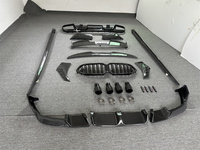 Kit de carrocería LD Style X6M para BMW X6M F96, faldones laterales de labio delantero, alerón de ala superior F96 X6M, Kits de carrocería de fibra de carbono 2019 +