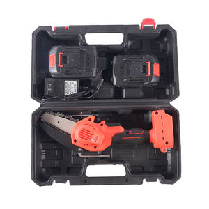 Mini tronçonneuse portative rechargeable 21V de 6 pouces avec moteur sans balais pour le matériel en acier de bricolage - Product Image 4