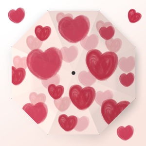 Xách tay cao thẩm mỹ giá trị dễ thương và xinh đẹp trái tim cô gái Quà Tặng ô dù cho cả nắng và mưa tự động gấp ô dù - Product Image 4