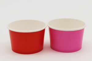 Porte-gobelet en papier artisanal personnalisable de 4oz pour crème glacée pour l'emballage d'usine de nouilles Pizza Hamburgers Aliments pour animaux de compagnie - Product Image 4