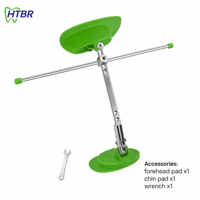 Appareil de traction extra-oral 4 couleurs, cadre en acier inoxydable, coussinets en mousse, clé avec articulation réglable, masque orthodontique
