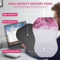Tapis de bureau pour clavier PORON New Star antidérapant, ensemble de tapis de souris de jeu personnalisé avec repose-poignets en mousse à mémoire de forme, en stock