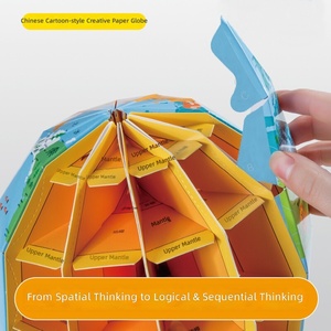 Globo Terráqueo <span class=keywords><strong>3D</strong></span> para Armar, Mapa <span class=keywords><strong>del</strong></span> <span class=keywords><strong>Mundo</strong></span>, Juguete Educativo para Niños, Regalo, Mapa <span class=keywords><strong>del</strong></span> <span class=keywords><strong>Mundo</strong></span> de Papel - Product Image 3
