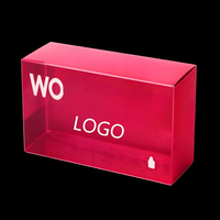 Boîtes d'emballage en plastique PVC/PET transparentes rectangulaires personnalisées écologiques en gros avec motif gaufré en feuille d'or pour la protection