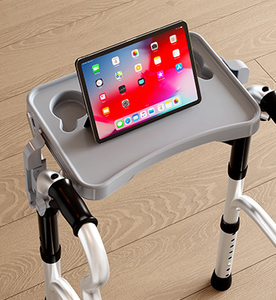 Approvisionnement d'usine en acier inoxydable marcheur handicapé hauteur réglable marcheur pliable rééducation aide à la marche pour les personnes âgées - Product Image 2