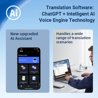 Écouteurs TWS intelligents IA avec traduction instantanée en 144 langues, traducteur vocal HD à oreille ouverte, compatibles Android