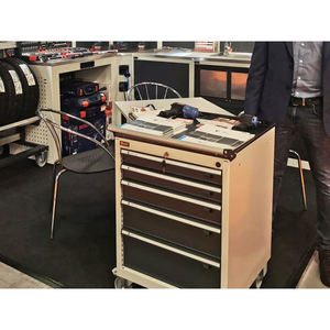 Fami Master tool <b>trolley</b> with 5 adjustable-extension <b>drawers</b>, blue, 714x573x922mm - Product Image 6