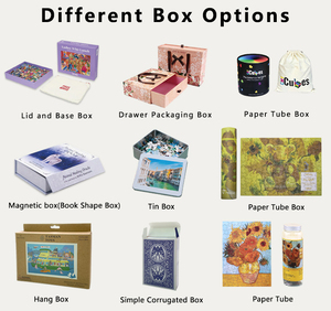 Puzzle en carton bleu coloré personnalisé de qualité supérieure OEM, ajustement parfait, jeu de puzzle pour adultes, puzzles en papier imprimables, 500 à 1000 pièces - Product Image 5