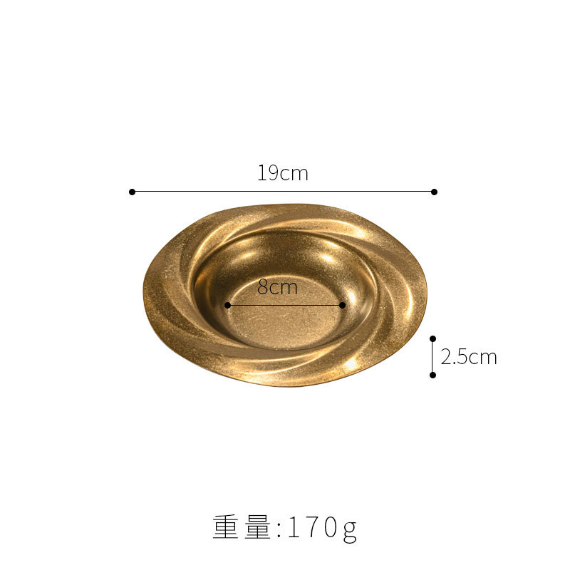 Assiette Cyclone 19 cm (Or Vintage)