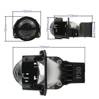 Lentille de projecteur laser Bi-LED de 3 pouces, 12V, en aluminium aéronautique neuf, pour éclairage LED automobile