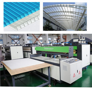 Machine de feuille creuse de <span class=keywords><strong>Polycarbonate</strong></span> de 4 <span class=keywords><strong>mm</strong></span> -16mm X type PC tripe-wall de couleur personnalisée - Product Image 3