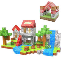 Nuevo Cubo Magnético Pequeño My World 300 Piezas Nuevo Modelo Cubo Creativo DIY Juguetes Educativos para Niños Bloques de Construcción Magnéticos