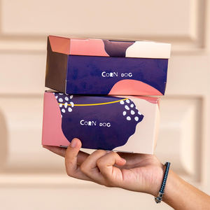 Cajas Ecológicas Personalizadas de Grado Alimenticio Reciclado <span class=keywords><strong>para</strong></span> Sándwiches, Baguettes, Hamburguesas, Aros de Cebolla Frita, Pollo Frito y <span class=keywords><strong>Comida</strong></span> <span class=keywords><strong>Francesa</strong></span> - Product Image 3