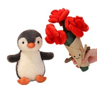 Aangepaste logo Leuke Groente Fruit Eten Avocado Komkommer Pluche Speelgoed Cartoon Mini Aubergine Pinda Tomaat Knuffeldieren Poppen Cadeaus