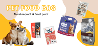 Sac d'emballage personnalisé à fond plat pour poudre de café avec fermeture éclair, sac à quatre soudures pour l'emballage du café, sac d'emballage alimentaire