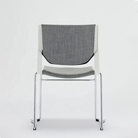 Chaises de bureau individuelles empilables en plastique de haute qualité pour salle de réunion – Vente en gros