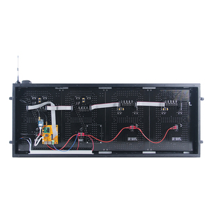 Bán Hot USA Ngoài Trời Màu vàng <span class=keywords><strong>LED</strong></span> thời gian và nhiệt độ dấu hiệu đồng hồ không thấm nước ngày màn hình - Product Image 3