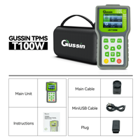 Outil de diagnostic TPMS GUSSIN pour la programmation de capteurs TPMS universels 315 MHz/433 MHz, scanner OBD 2-en-1, solution de capteur TPMS pour voitures