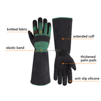 Gants de jardinage anti-épines à manches longues en microfibre, résistants à l'abrasion, gants de travail de sécurité pour l'aménagement paysager, vente en gros OEM