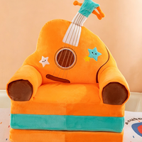 Sillón Infantil Plegable de Peluche con Forma de Animal, 2 en 1, Mueble Portátil para Niños, para Sala de Juegos, Regalo y Venta al por Mayor