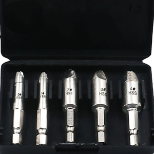 1/4 "tige hexagonale endommagé vis extracteur foret ensemble dépouillé cassé vis boulon extracteur extracteur sortir Kit d'outils de démolition - Product Image 6