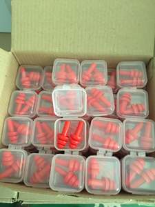 कस्टम लोगो ध्वनिरोधी इयरप्लग सो सुरक्षा शोर रद्द शूटिंग पु फोम कान प्लग - Product Image 5