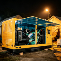 Groupe électrogène diesel commercial à alternateur tout cuivre, groupe électrogène de secours d'urgence 400V 230V 50Hz pour le camping au Paraguay