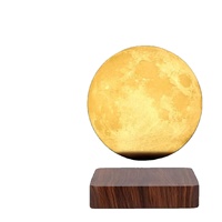 Lámpara Lunar Magnética Levitante, Recuerdo Romántico, Regalo Personalizado, 16 Colores, Decoración de Luz Lunar para el Hogar