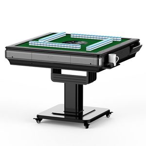 Fully Automatic Metal <b>Mahjong</b> <b>Machine</b> Electric Foldable Portable with Cup Holder for Home Use - Product Image 1