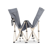 Lit de camping pliable simple, pliable, confortable, pour la pause déjeuner en plein air, en acier Q195, vente en gros OEM